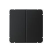 Выключатель 2-кл. ArtGallery 10AX быстрозажим. клем. механизм карбон SE GAL001051S