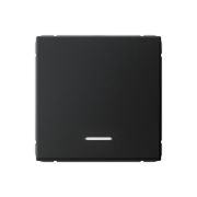 Выключатель 1-кл. ArtGallery (сх. 1а) 10AX с подсветкой механизм карбон SE GAL001013