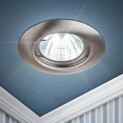Светильник точечный ЭРА ST3 SN штампованный, MR16 12V 50W сатин никель