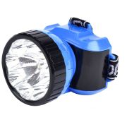 Фонарь налоб., аккум., 1Вт+8 LED, синий, SBF-25-B, Smartbuy