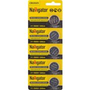 Элемент питания CR2025 NAVIGATOR 94 764 NBT-BP5