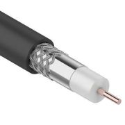 Кабель телевизионный RG-6, уличный черный