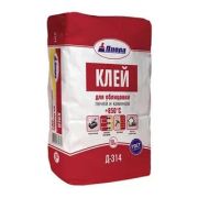 Клей д/плитки 10кг, термостойкий для  печей каминов 