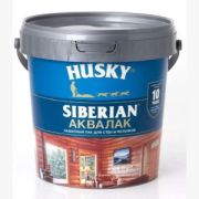 Лак  п/дереву 0,9 кг, Аквалак  HUSKY SIBERIAN