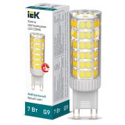 Лампа светодиод. IEK 7Вт G9 230В 4000К, капсул., нейтрал.бел.